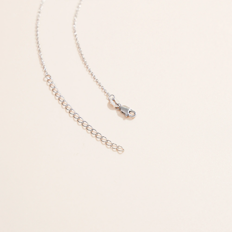 925 Sterling Silver Highland Cow Necklace Heart Cow Pendant Gifts For Women Girls