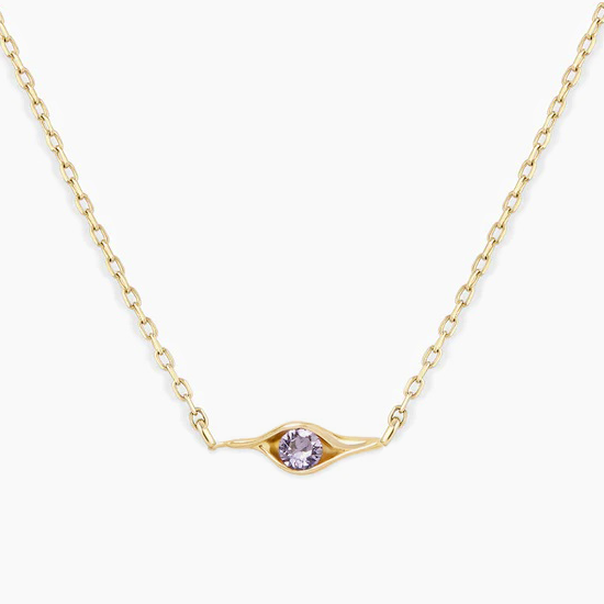 925 argent sterling personnalisé pois pierre de naissance dans un collier pod