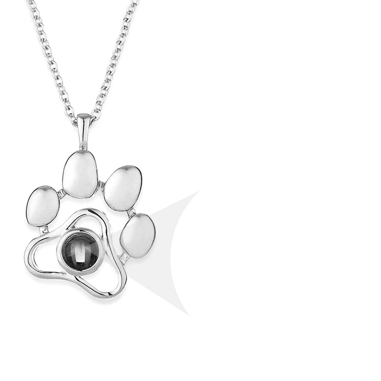 925 Sterling Silver Custom Pet Picture Memorial Necklace