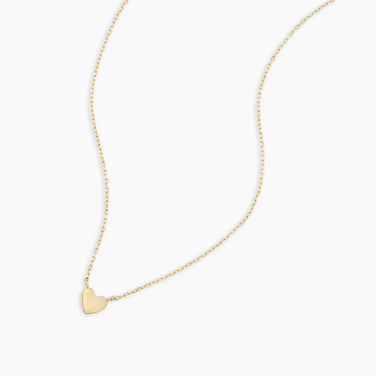 Coeur en argent sterling 925 mini collier