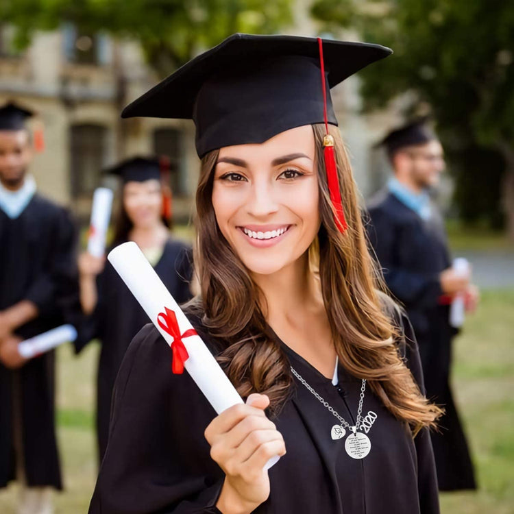 925 Sterling Silver Gaduation Gifts for Her High School Graduation Necklace Congrats Grad Jewelry for Graduates - onlyone