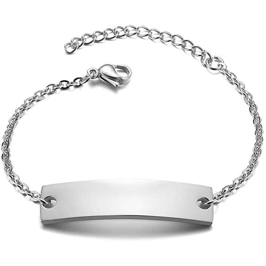 925 Sterling Silver Custom Baby Name Bracelet Anklet, Baby Toddler Child ID Bracelet Anklets for Girls Boys - onlyone