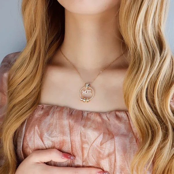 Collier d'amour de la mère en argent sterling 925, meilleur cadeau pour la plus grande mère