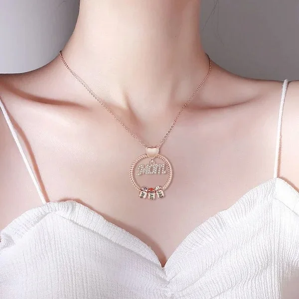 Collier d'amour de la mère en argent sterling 925, meilleur cadeau pour la plus grande mère