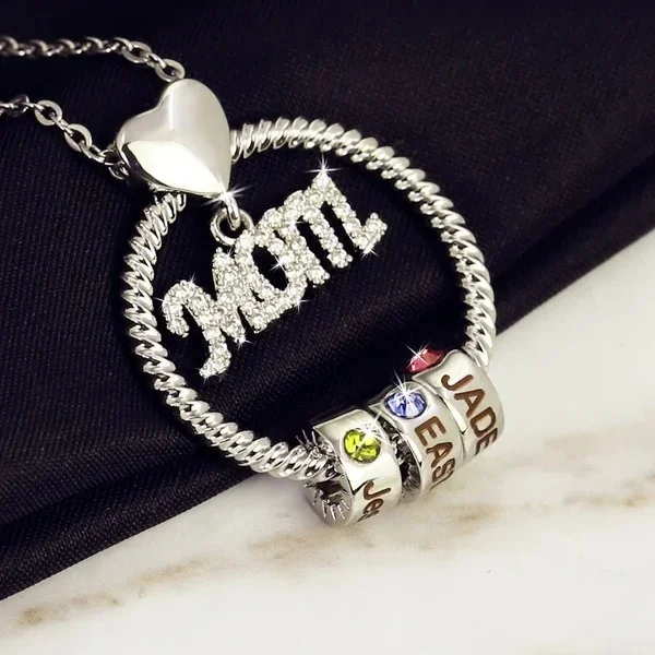 Collier d'amour de la mère en argent sterling 925, meilleur cadeau pour la plus grande mère