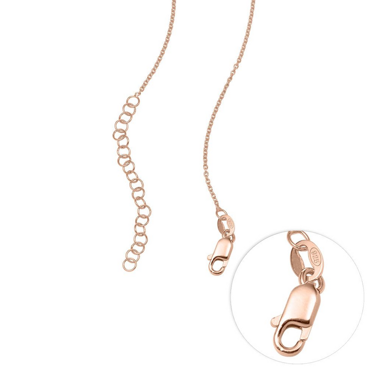 925 Sterling Silber Charming Hart Anhänger Halskette Nam plattierte Halskette, Geschenk für Mama
