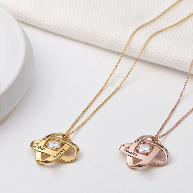 925 Sterling Silver Galaxy Necklace With Zirconia Nameplated Necklace