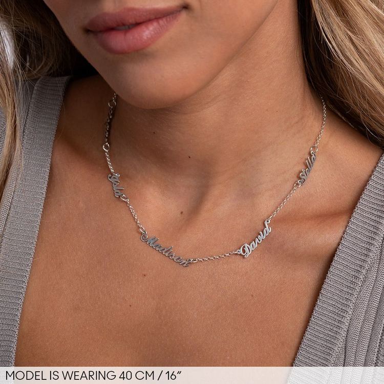 Collier personnalisé en argent sterling 925,