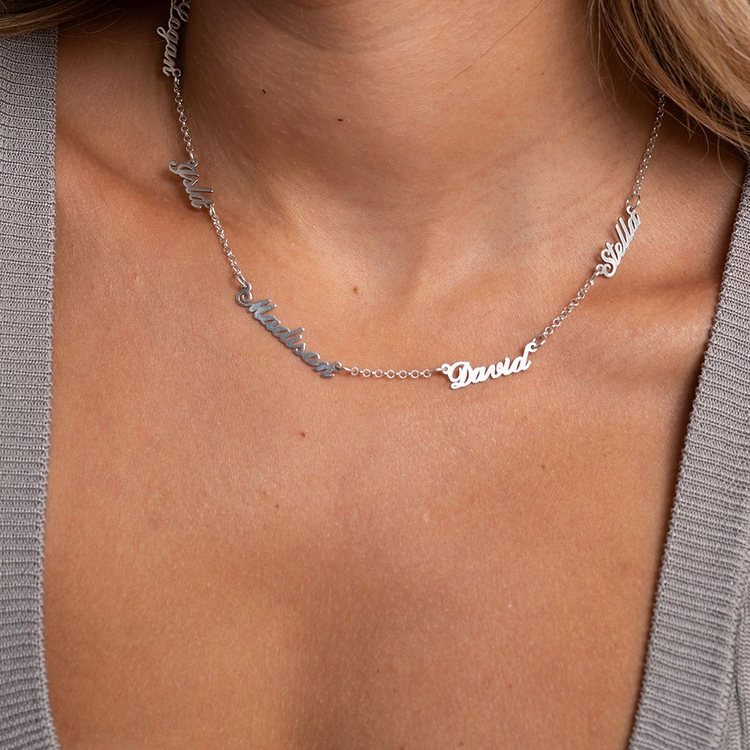 Collier personnalisé en argent sterling 925,