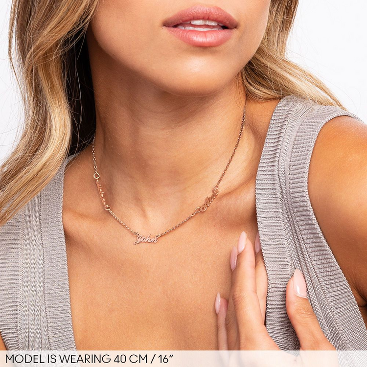 Collier personnalisé en argent sterling 925,