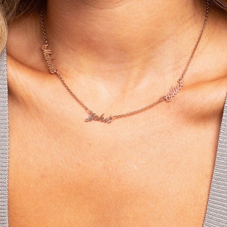 Collier personnalisé en argent sterling 925,