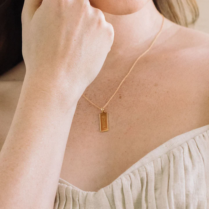 925 Sterling Silver Name Pendant Necklace Personalized Necklace