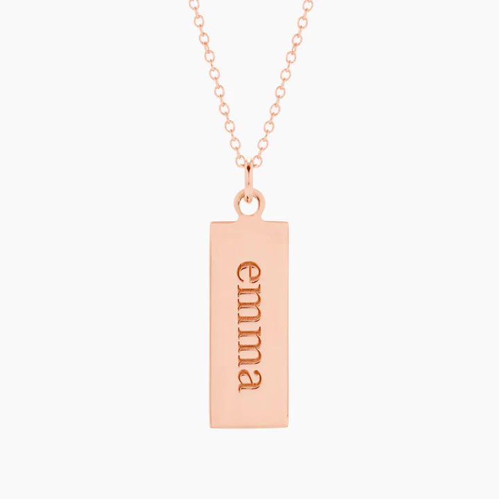 925 Sterling Silver Name Pendant Necklace Personalized Necklace