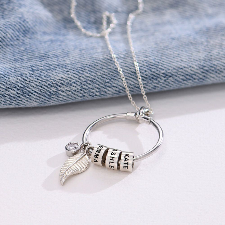Collier pendentif en argent sterling 925 collier plaqué de nom cadeau pour maman