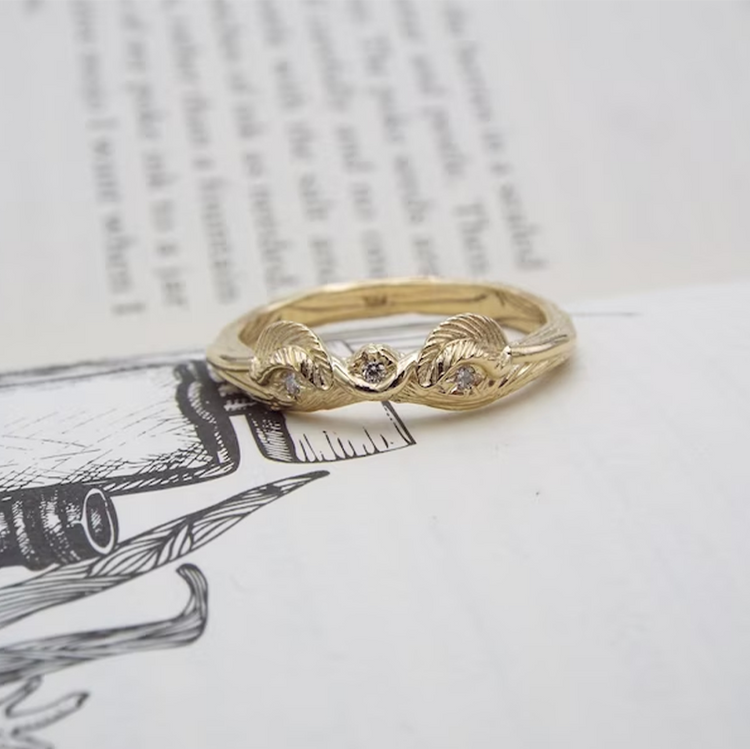 925 Sterling Silver Moss Agate Bridal Set Nature Inspired Ring Unique Elven Leaf Engagement Vine Rings Fantasy Forest Ring Nature Bridal Ring