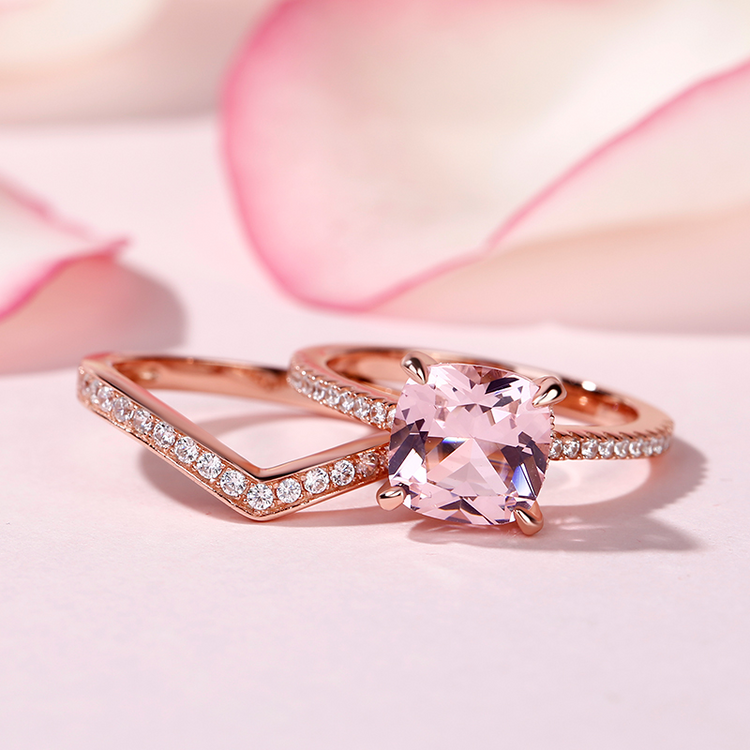 Ensemble de bagues en argent sterling 925,