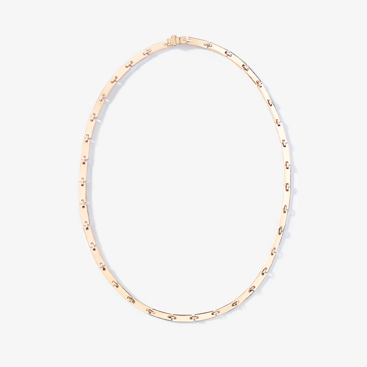 925 Sterling Silver Tag Chain Necklace