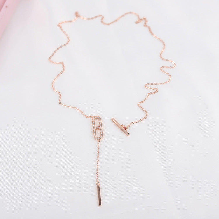 925 Sterling Silver Elegant Anchor Chain Necklace - onlyone