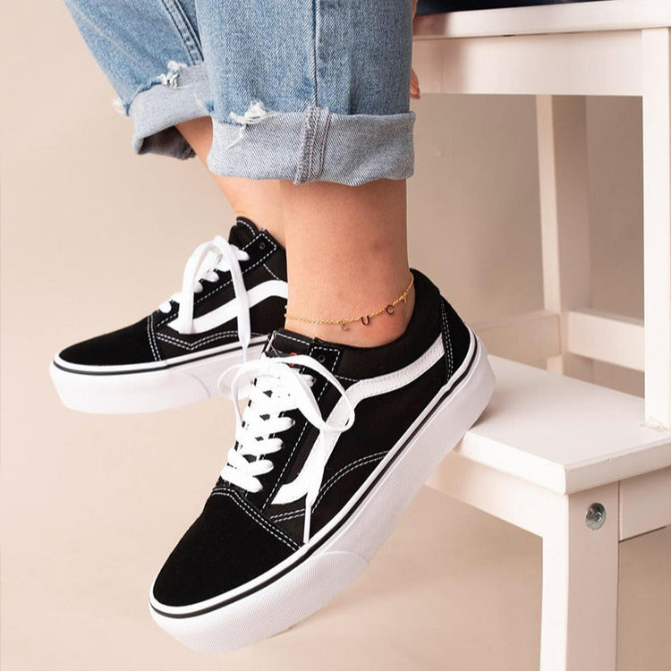 925 Sterling Silver Personalized Initial Name Anklet With Birthstone