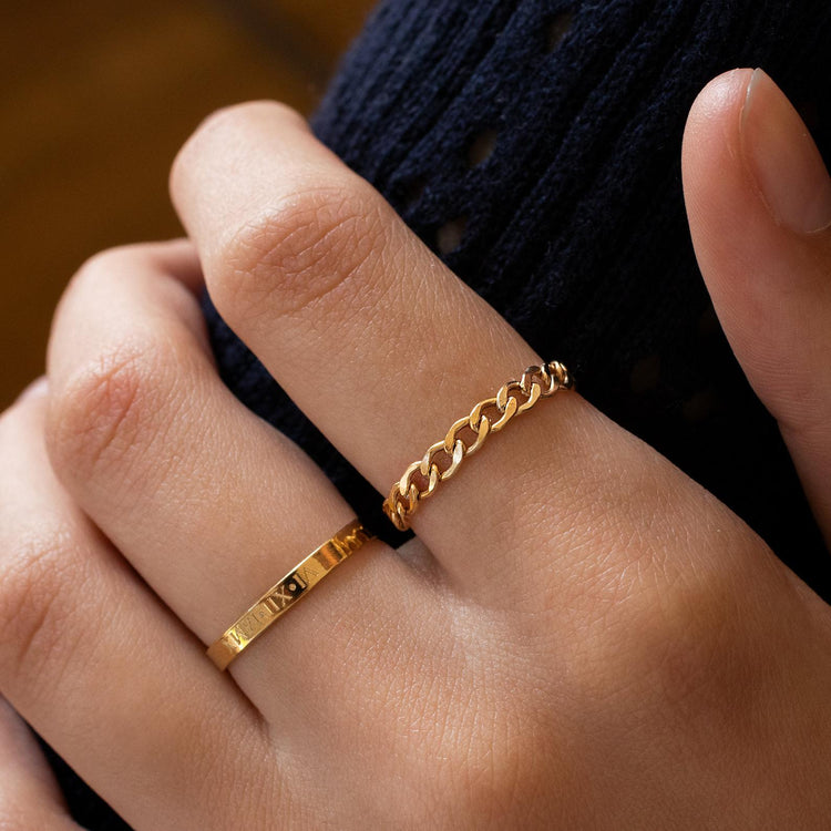 925 Sterling Silver Personalized Engraved Ring, Engraved Band