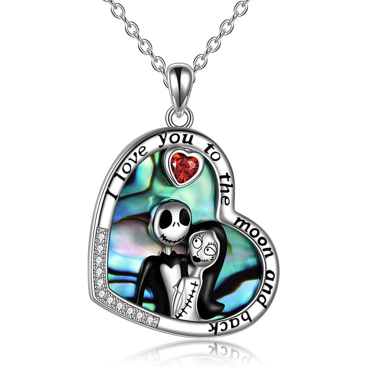 925 Sterling Silver Pumpkin King Infinity Necklace
