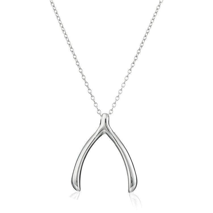 925 Sterling Silver Ring Holder Necklace Wishbone Necklace Nurse Jewelry, Ring Keeper - onlyone