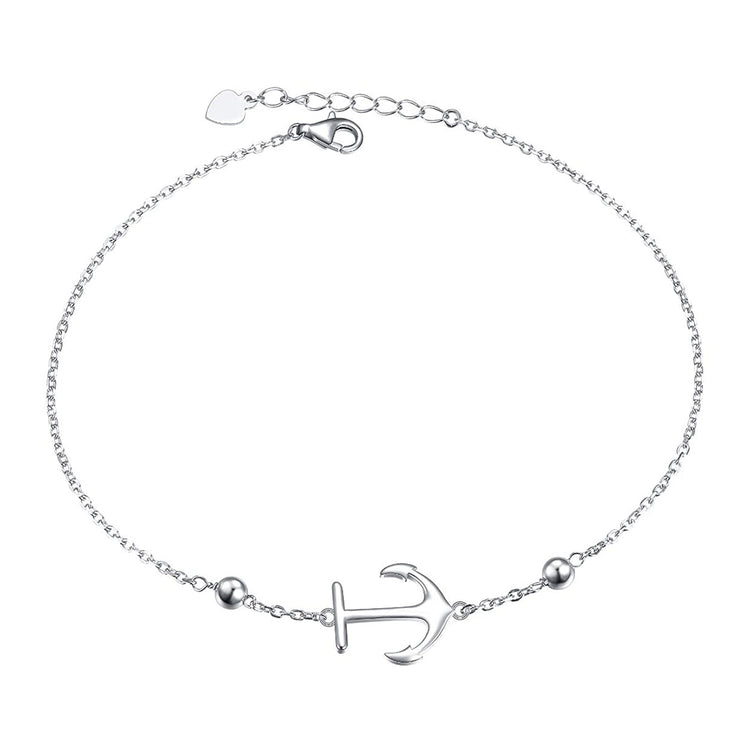 925 Sterling Silver summer beach style anklet