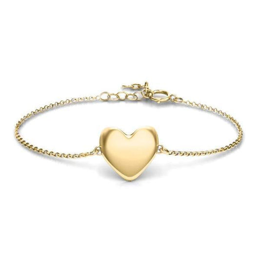 925 Sterling Silver Personalized Engraved Sweet Heart Bracelet Length 6�7.5�- onlyone