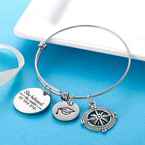 925 Sterling Silver can be customized graduates bracelet, a symbol of friendship bracelet. - onlyone