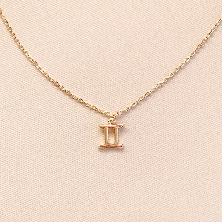 925 Sterling Silver Zodiac Necklace Astrology Constellation Celestial Necklace