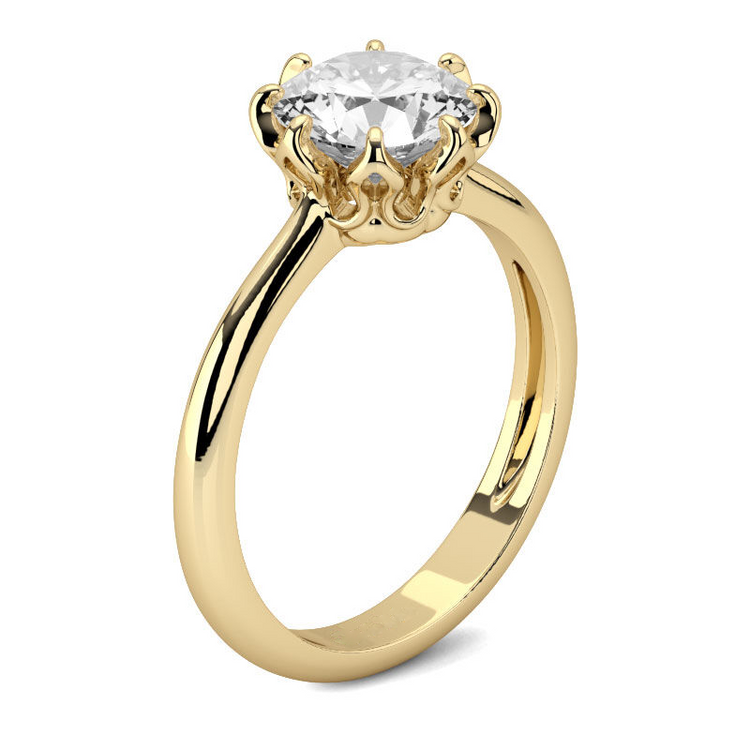 Bague en argent sterling simple et rond en argent sterling 925
