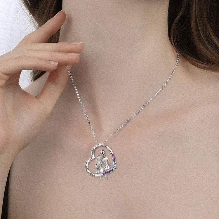 925 Sterling Silver Pumpkin King Infinity Necklace