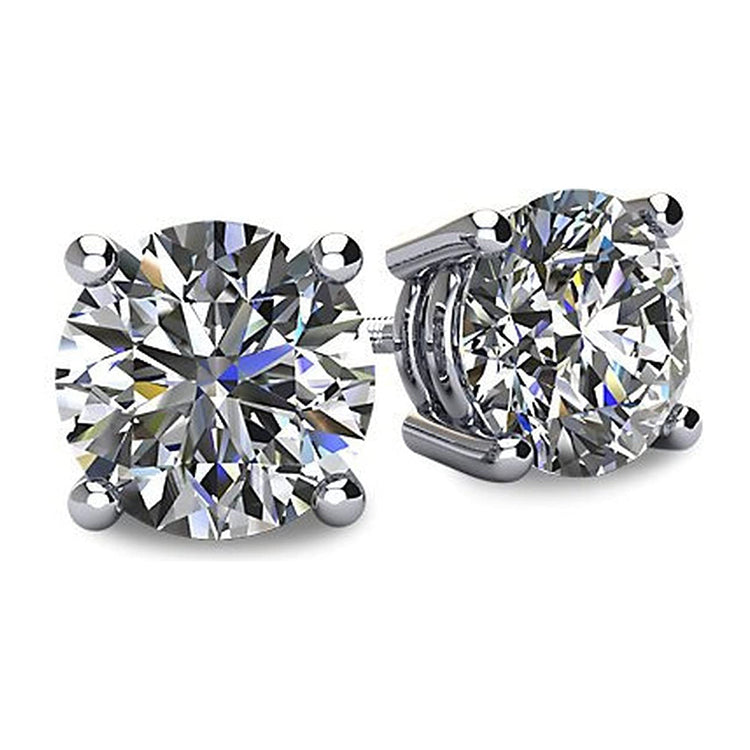 925 Sterling Silver Cubic Zirconia Stud Earrings
