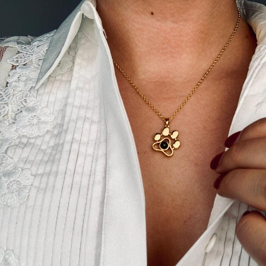 Collier commémoratif personnalisé pour animal de compagnie en argent sterling 925