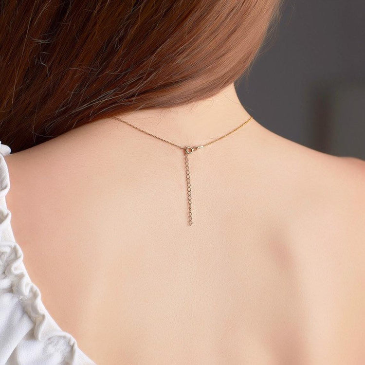 925 Sterling Silver Double Names With Heart Necklace