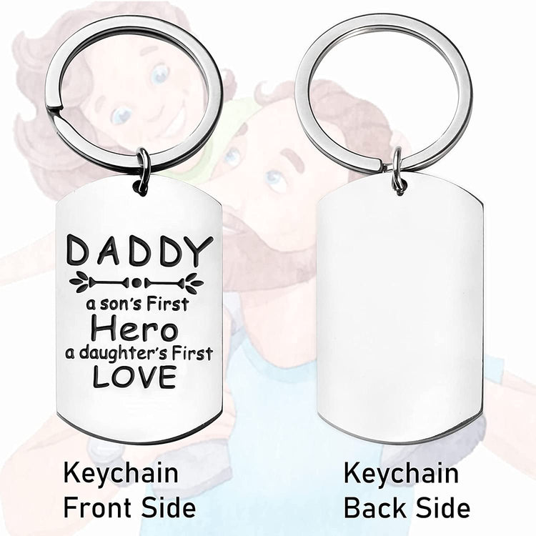 925 Sterling Silver Father's Day Dad Gifts from Daughter Son