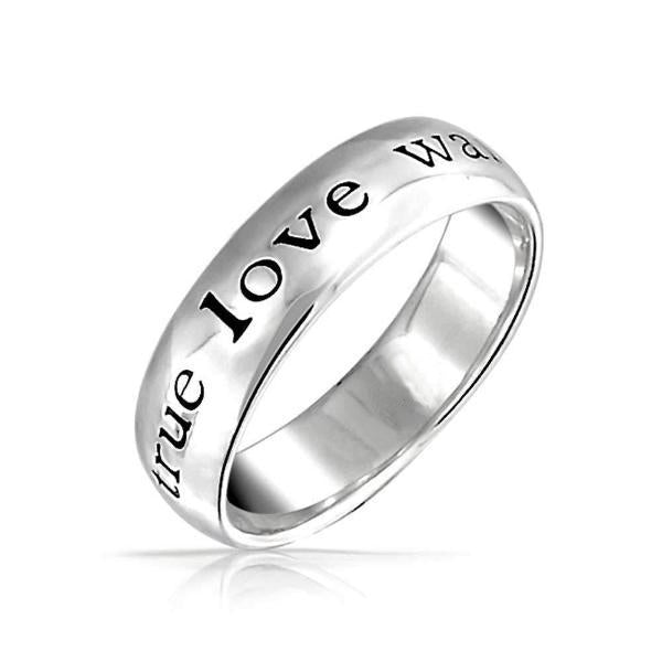 925 Sterling Silber Personal isierte gravierte Ring