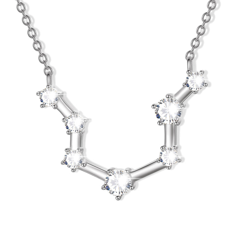 925 Sterling Silver Zodiac Jewelry Celestial Constellation Necklace - onlyone