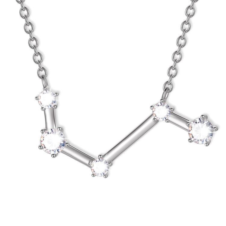 925 Sterling Silver Zodiac Jewelry Celestial Constellation Necklace - onlyone