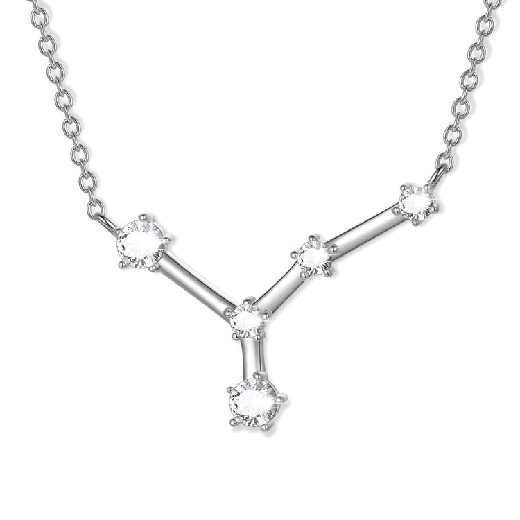 925 Sterling Silber Tierkreis Schmuck Himmlische nicht personal isierte Sternbild Halskette