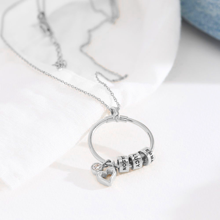 Collier pendentif en argent sterling 925 collier plaqué de nom cadeau pour maman