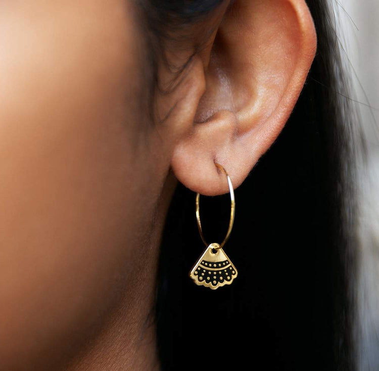 925 Sterling Silver Dissent Collar Hoop and Charm Necklace Set Ginsburg Jewelry Set