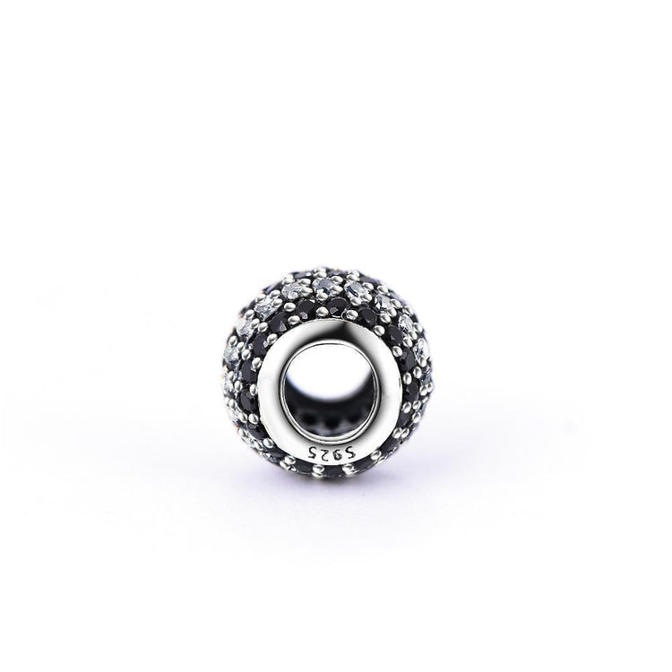 925 Sterling Silver Colorful Cubic Zirconia Charm For Bracelet and Necklace