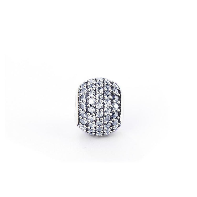 925 Sterling Silver Colorful Cubic Zirconia Charm For Bracelet and Necklace