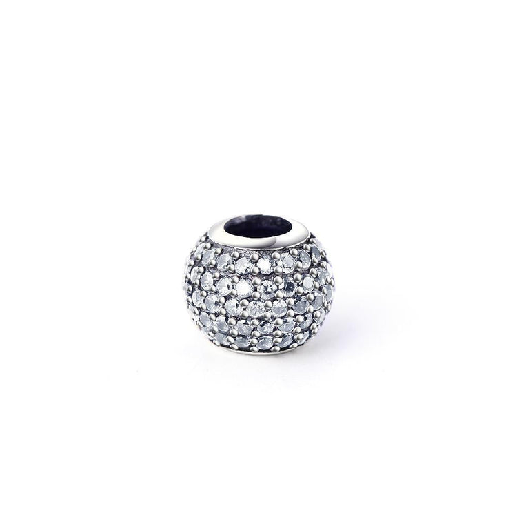 925 Sterling Silver Colorful Cubic Zirconia Charm For Bracelet and Necklace