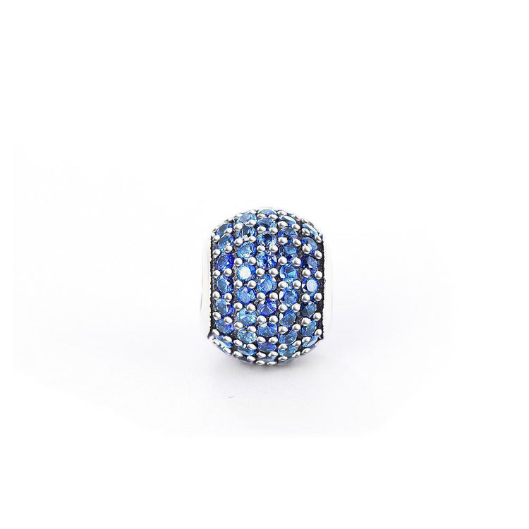 925 Sterling Silver Colorful Cubic Zirconia Charm For Bracelet and Necklace