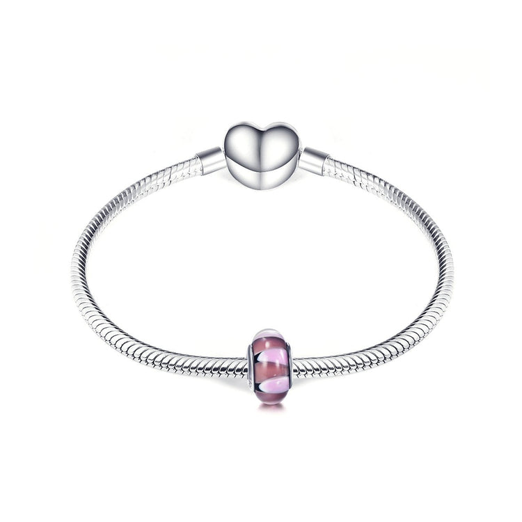 925 Sterling Silver Murano Glass Charm for Bracelet and Necklace - onlyone