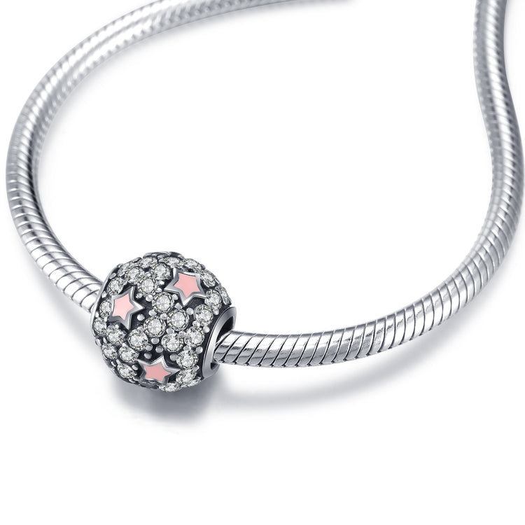 Sterling Silver Starry Sky Charm Fit for Bracelet and Necklace - onlyone