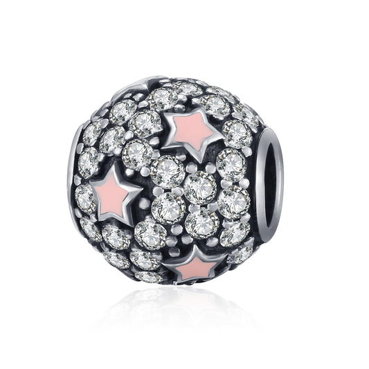 Sterling Silver Starry Sky Charm Fit for Bracelet and Necklace - onlyone