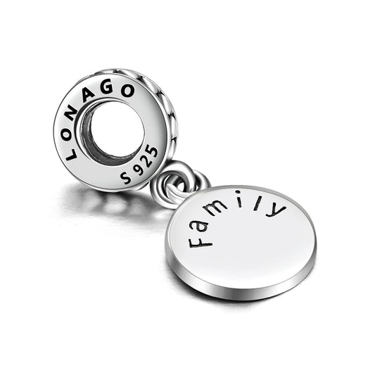 925 Sterling Silver Love Heart Tree Red Charm For Bracelet and Necklace - onlyone